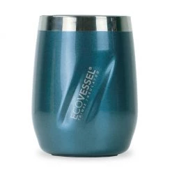 EcoVessel Port Insulated Stainless Steel Wine Tumbler W/Lid
