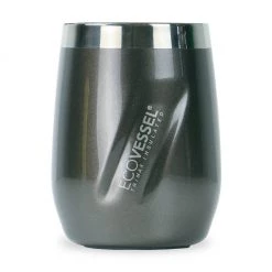 EcoVessel Port Insulated Stainless Steel Wine Tumbler W/Lid