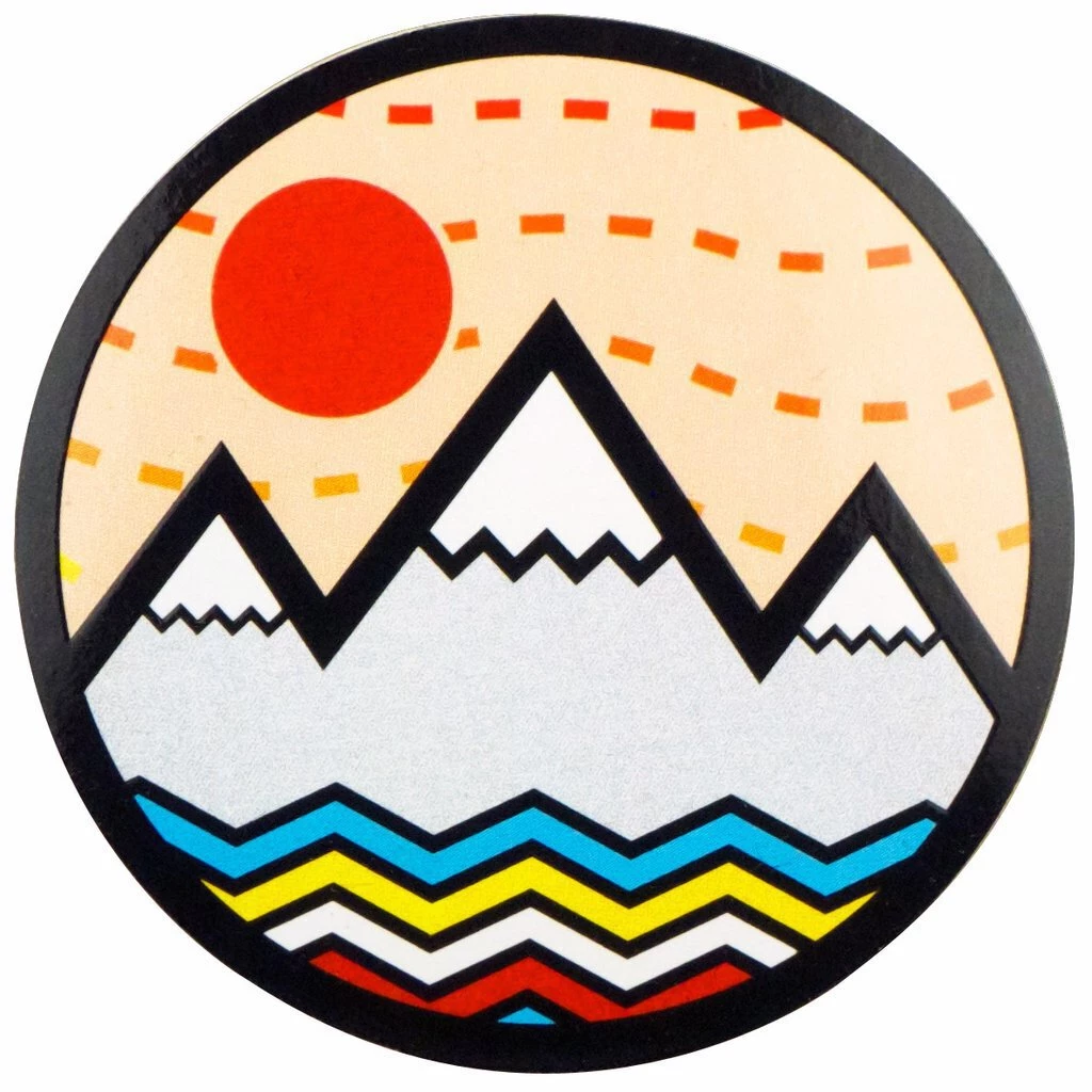 Coloradical Vibe Mountain Sticker Stickers/Patches 3 Coloradical Vibe Mountain Sticker Stickers/Patches