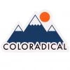 Coloradical Three Mountain Cut Out Sticker Stickers/Patches
