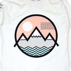 Coloradical Vibe Mountain Offset Long Sleeve Tee Shirts
