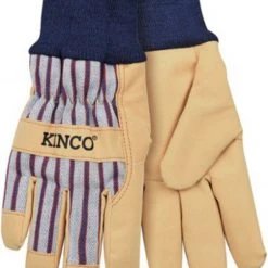 Kinco 1927KW Lined Premium Grain Pigskin Palm W/Knit Wrist Glove