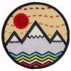 Coloradical Stickers/Patches Round Vibe Mountain Patch