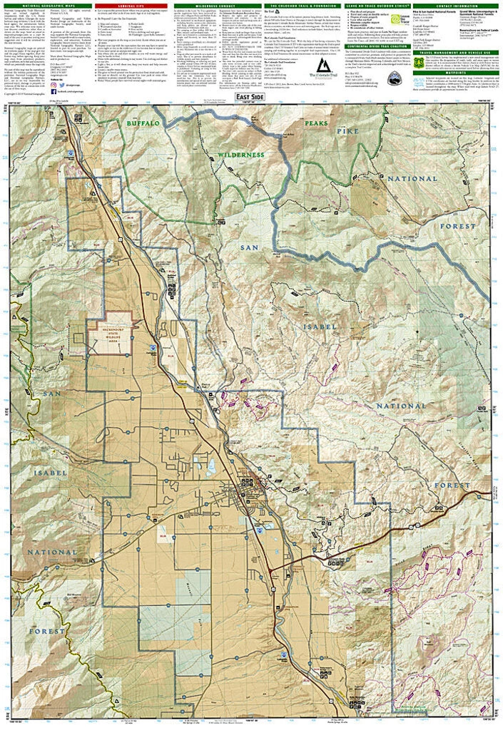 National Geographic Maps Buena Vista Collegiate Peaks 5 National Geographic Maps Buena Vista Collegiate Peaks