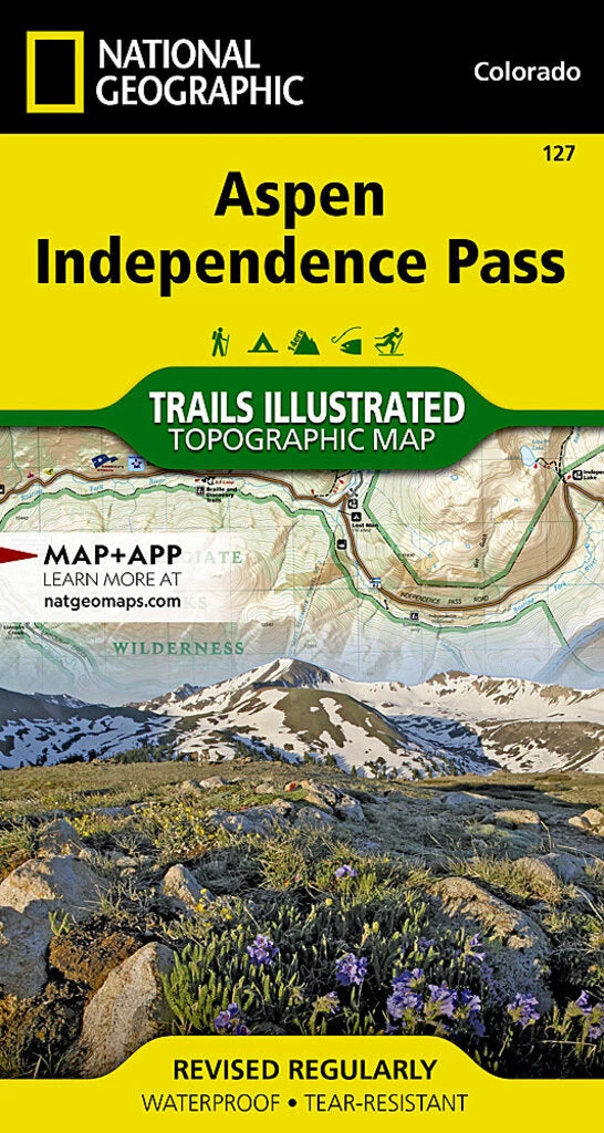 National Geographic Aspen, Independence Pass Maps 3 National Geographic Aspen, Independence Pass Maps