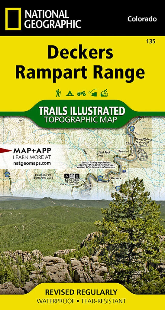 National Geographic Maps Deckers/Rampart Range 3 National Geographic Maps Deckers/Rampart Range