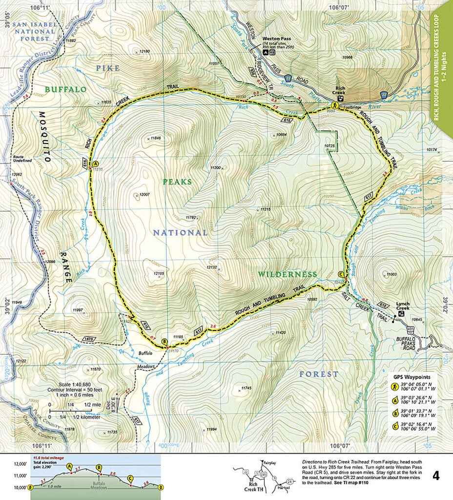 National Geographic Maps Colorado Backpacking Loops North 5 National Geographic Maps Colorado Backpacking Loops North