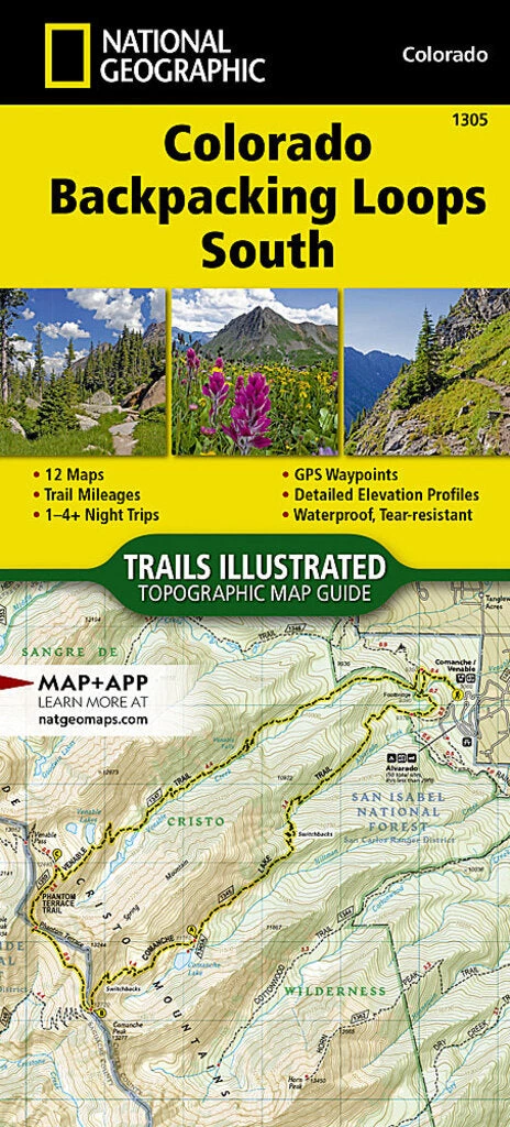 National Geographic Maps Colorado Backpacking Loops South 3 National Geographic Maps Colorado Backpacking Loops South