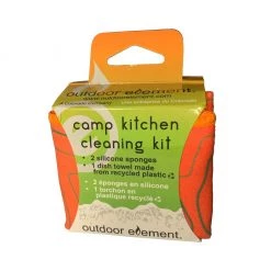 Outdoor Element Camp Kitchen Cleaning Kit Camp/Hike/Fish