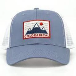 Coloradical Three Mountain Curved Trucker Hats/Headbands