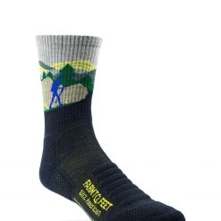 Farm To Feet Blue Ridge - Trail Light Targeted Cushion 3/4 Crew Socks