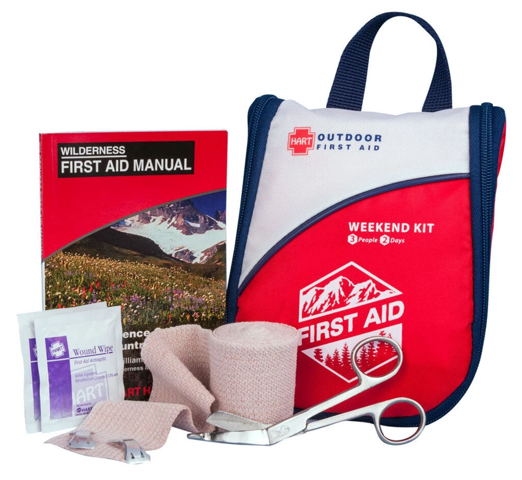Hart Outdoor First Aid Camp/Hike/Fish Weekend Kit - 3 Person, 2 Days 3 Hart Outdoor First Aid Camp/Hike/Fish Weekend Kit - 3 Person, 2 Days