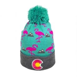 YoColorado Colorado Flamingo Beanie Hats/Headbands