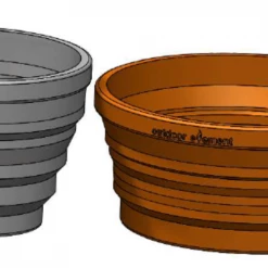 Outdoor Element Double Diner Collapsible Silicone Bowl & Cup Set