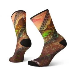 Smartwool Women's Cycle Zero Cushion Mountain Print Crew Socks