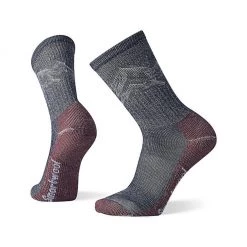 Smartwool Hike Classic Edition Light Cushion Mountain Pattern Crew Socks