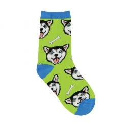 SockSmith Kids' Happy Husky Socks