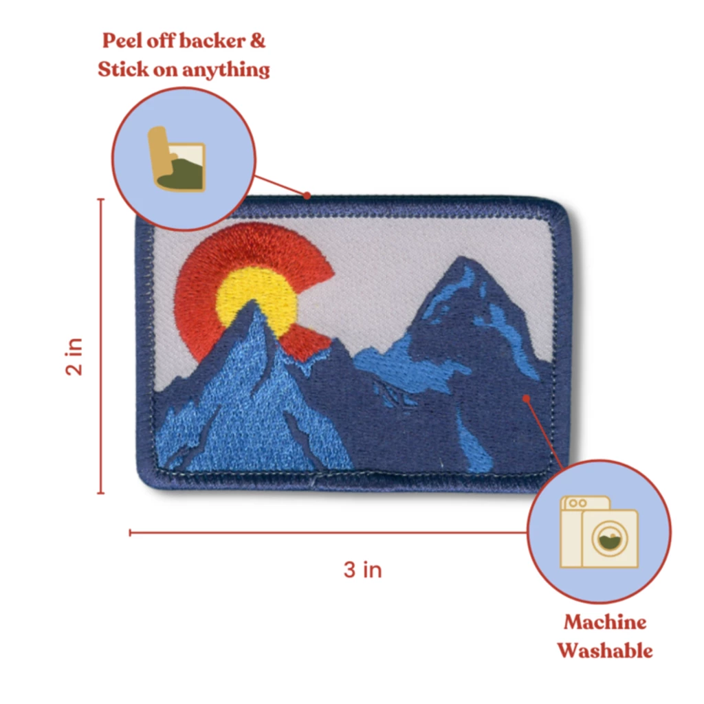 Outpatch Stickers/Patches Stick-On Patch: Colorado 5280' 4 Outpatch Stickers/Patches Stick-On Patch: Colorado 5280'