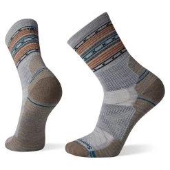 Smartwool Hike Light Cushion Spiked Stripe Crew Socks