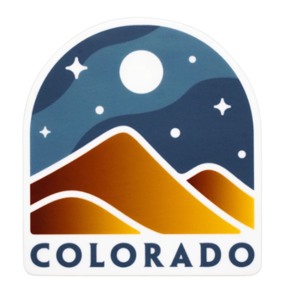 Coloradical Little Peaks Sticker Stickers/Patches 3 Coloradical Little Peaks Sticker Stickers/Patches