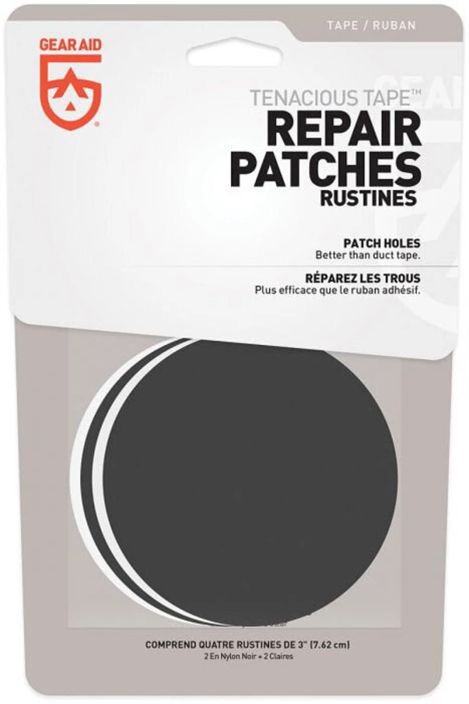 Gear Aid TENACIOUS TAPE REPAIR PATCHES 3 Gear Aid TENACIOUS TAPE REPAIR PATCHES
