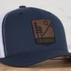 Classic State Colorado Mts & Tree Badge Snapback