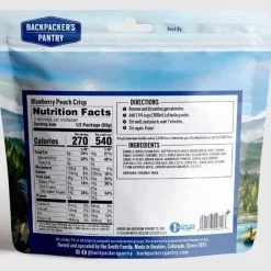 Backpacker's Pantry Blueberry Peach Crisp