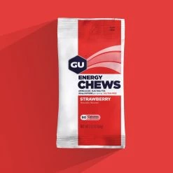 GU Energy Labs Energy Chews - Strawberry Camp & Trail Food/Energy Products