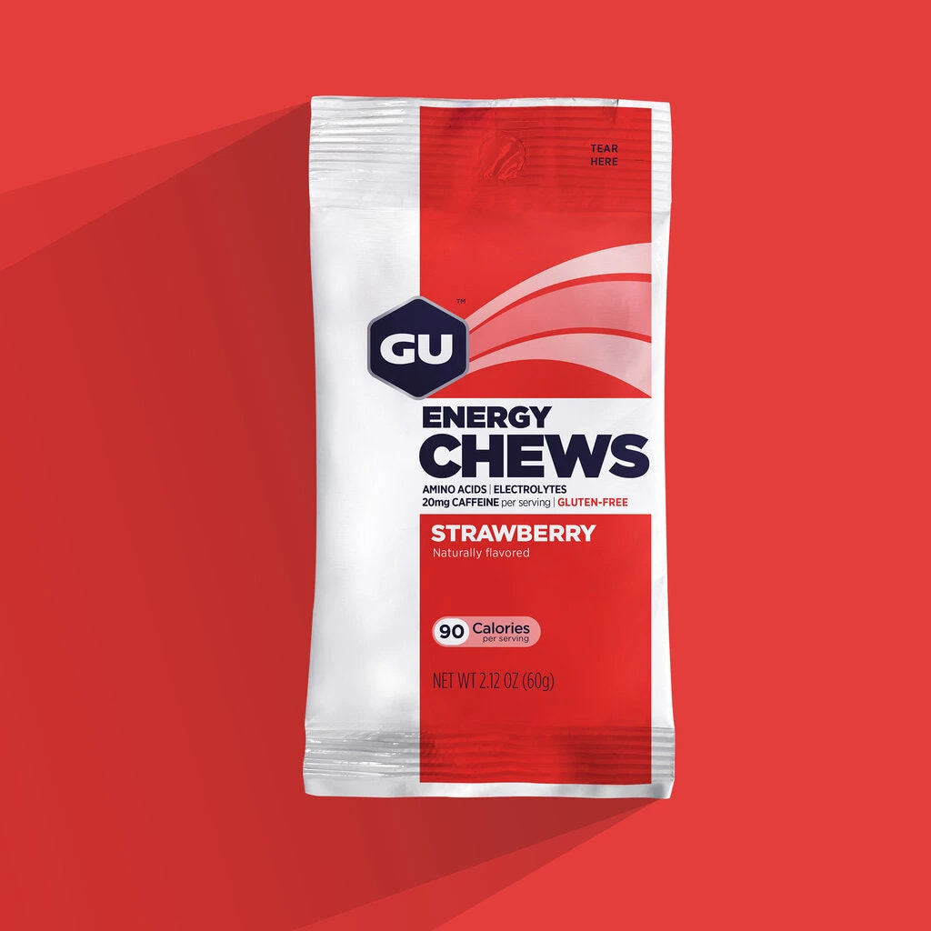 GU Energy Labs Energy Chews - Strawberry Camp & Trail Food/Energy Products 3 GU Energy Labs Energy Chews - Strawberry Camp & Trail Food/Energy Products