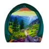 Sticker Art Tent View Mountains Sticker Stickers/Patches