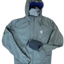 Loki Stretch Jacket W/Hood & Built-in Mitts And Face Mask Men