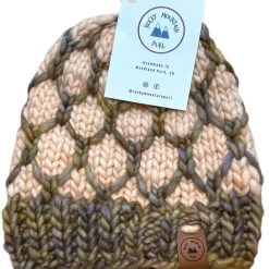 Rocky Mountain Purl Hats/Headbands Handknit Wool Beanie - Looking Glass