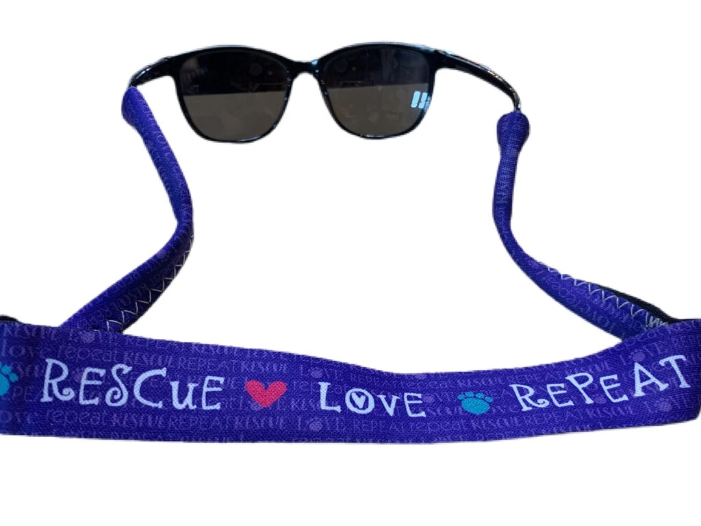 Dog Speak Sunglass Holder - Rescue Love Repeat 3 Dog Speak Sunglass Holder - Rescue Love Repeat