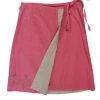 Horny Toad Women Reversible Wrap Around 100% Cotton Skirt With Embroidery