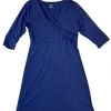 Horny Toad Women Flexcel Faux Wrap 3/4 Sleeve Dress