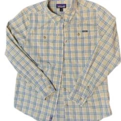 Patagonia Long Sleeve Nylon Blend Button Up Shirt