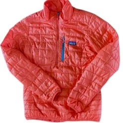 Patagonia Women 1/2 Zip Nano Puff Pullover W/Primaloft Insulation